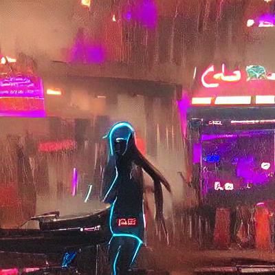 REZZ dancing to the notes