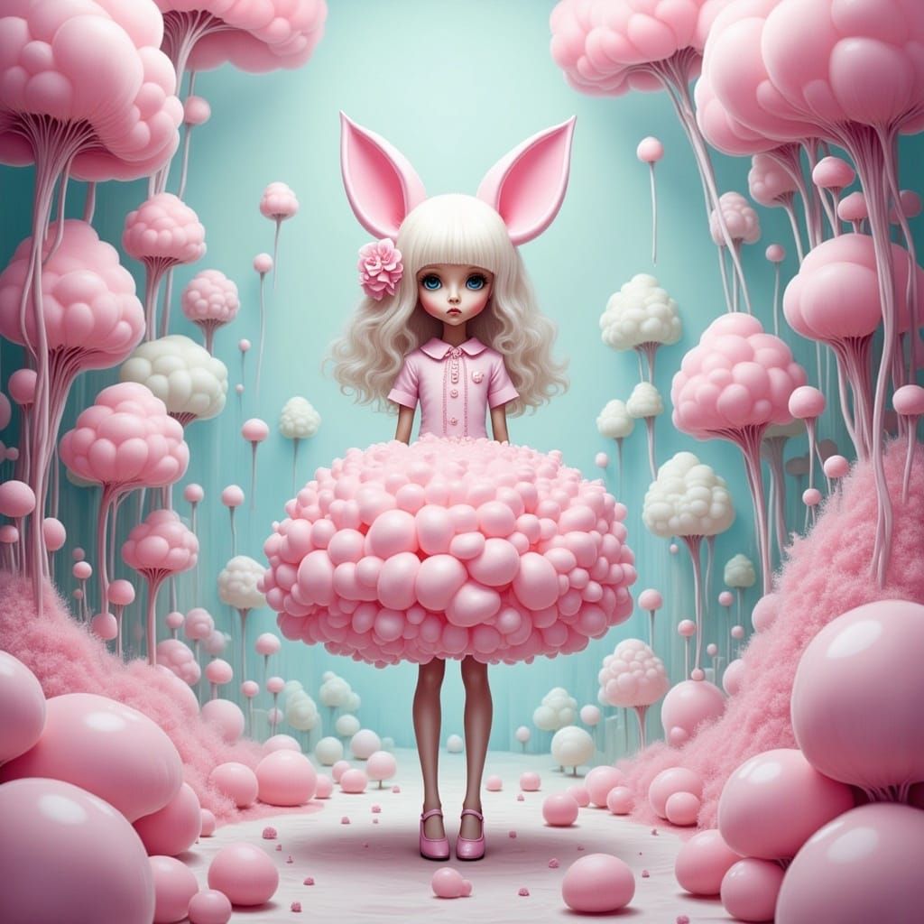 Fluffy Bunny Girl 👧🏼 