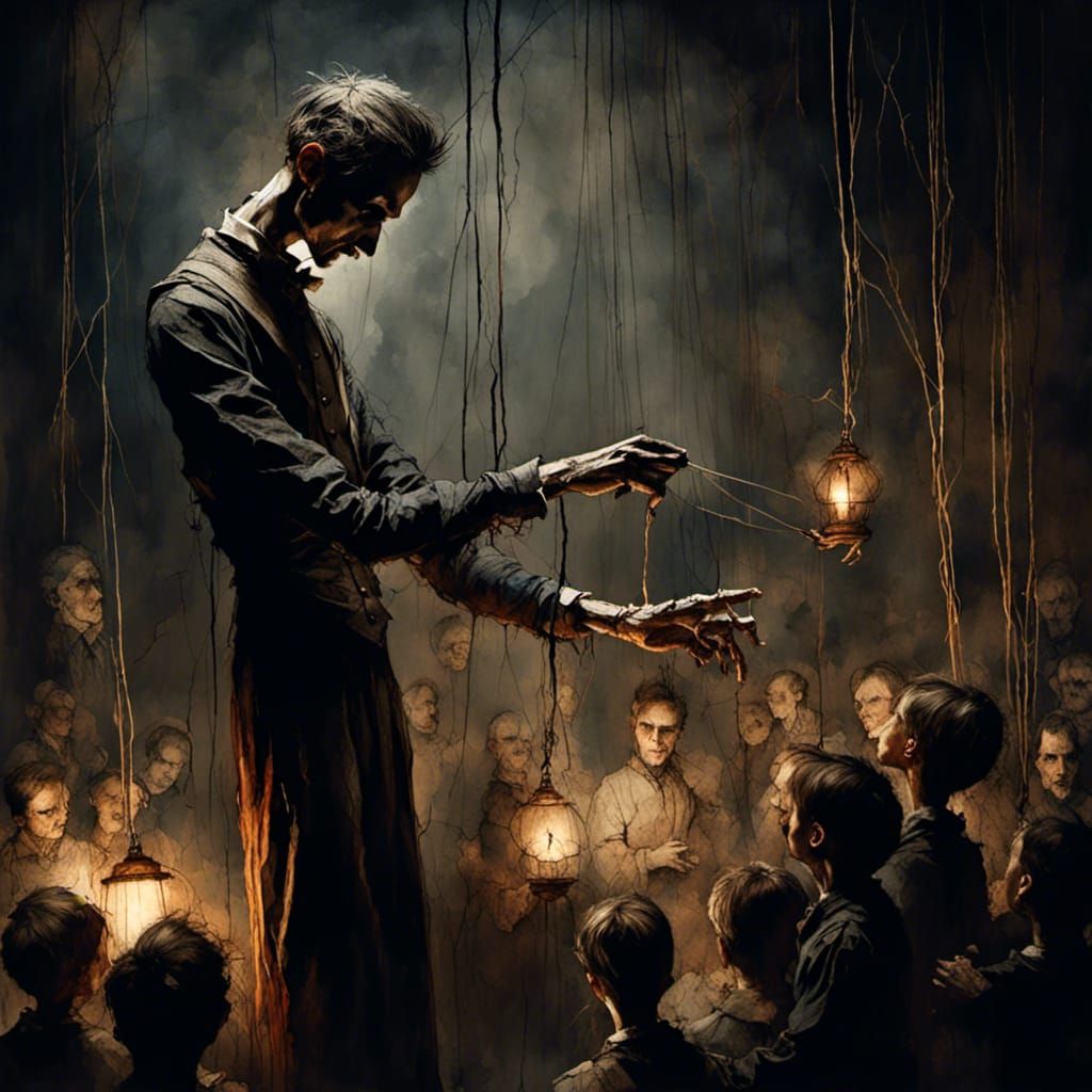 Evil puppeteer controlling the strings in other people like ...