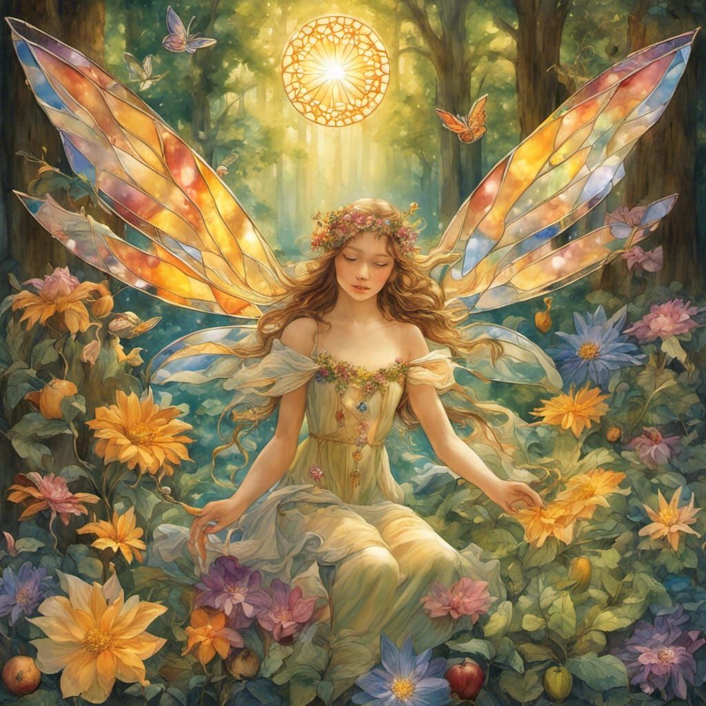 Fairy Belinda - AI Generated Artwork - NightCafe Creator