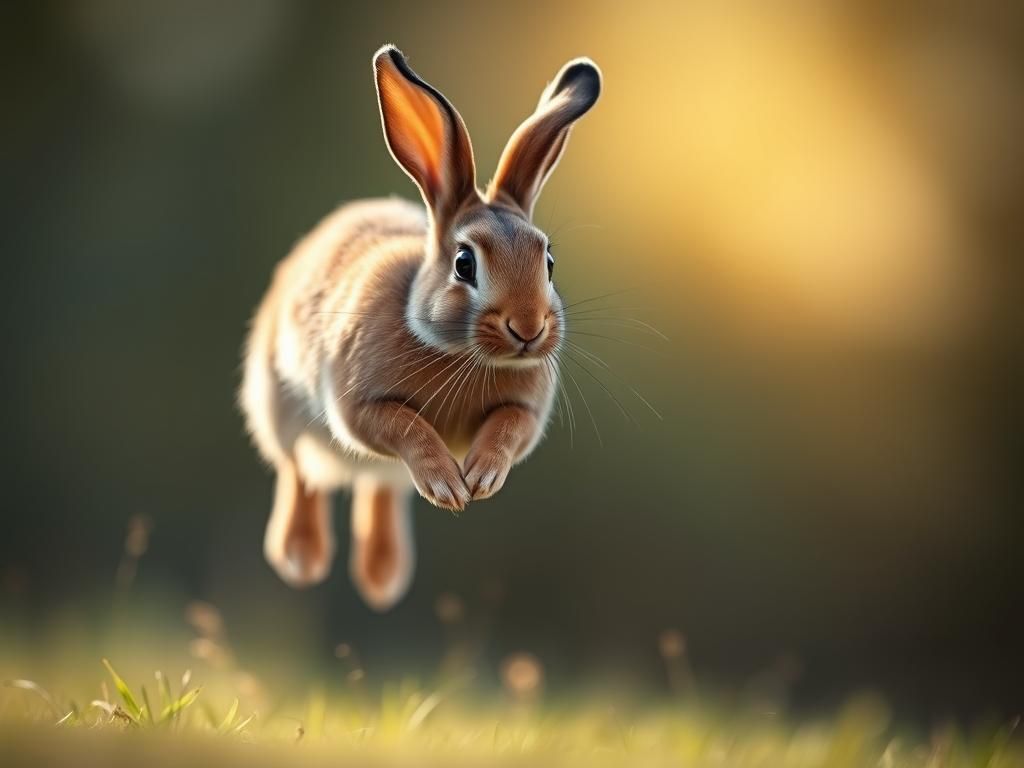 hopping rabbit  by @eva