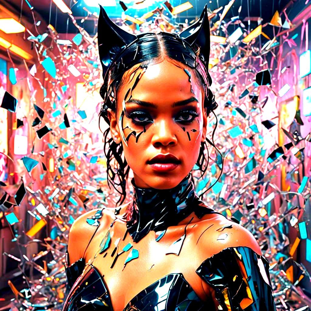 Rihanna as Catwoman has a shattering effect