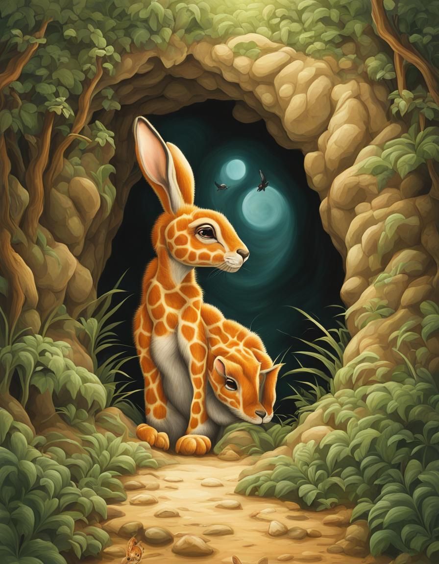 Mutant giraffe in a rabbit's body - AI Generated Artwork - NightCafe ...