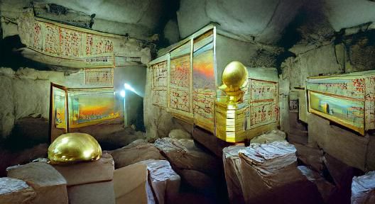 a look inside an unopened ancient Egyptian tomb