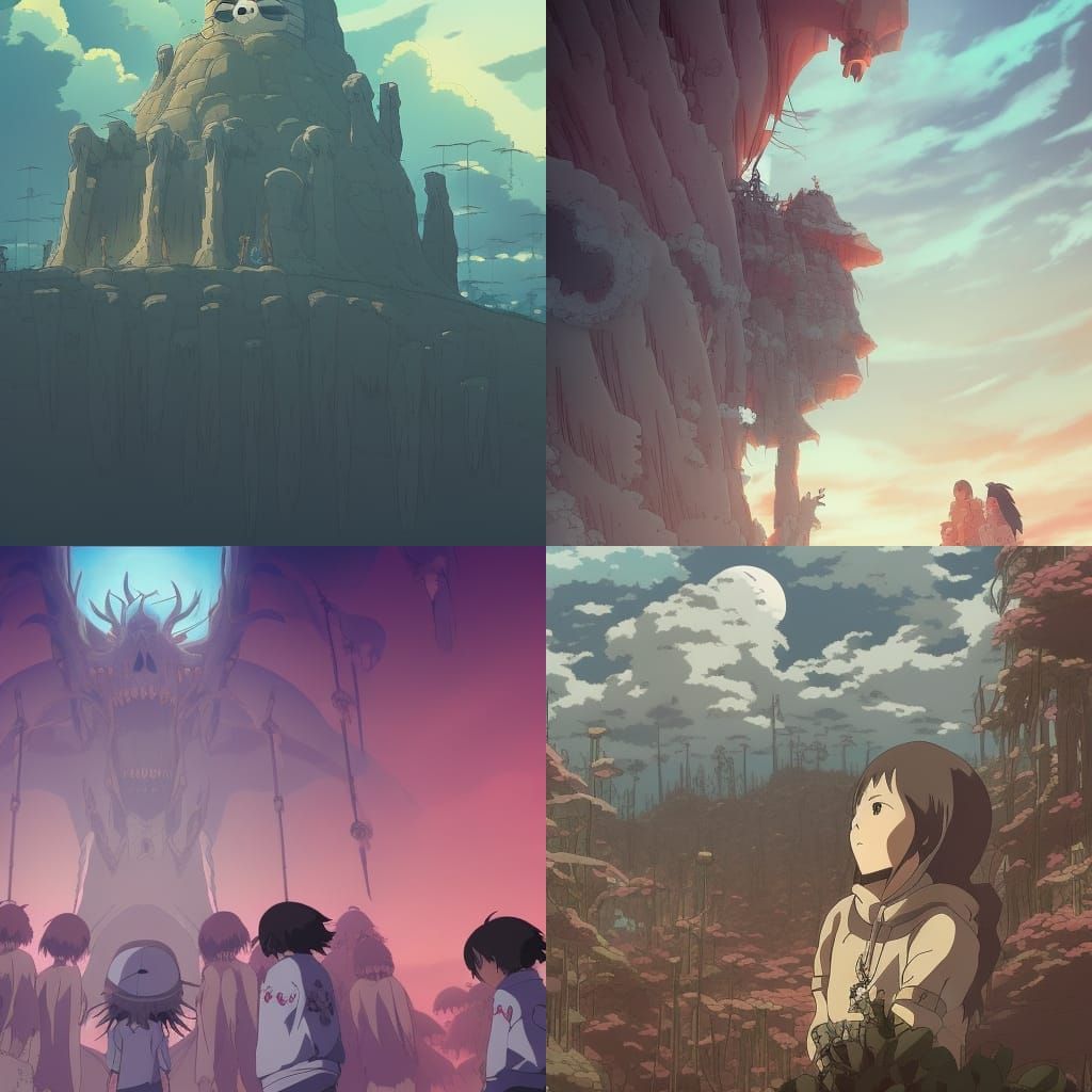 meteor falling onto earth Studio Ghibli, Anime Key Visual, by Makoto  Shinkai, Deep Color, Intricate, 8k resolution concept art, Natural Ligh  - AI Generated Artwork - NightCafe Creator