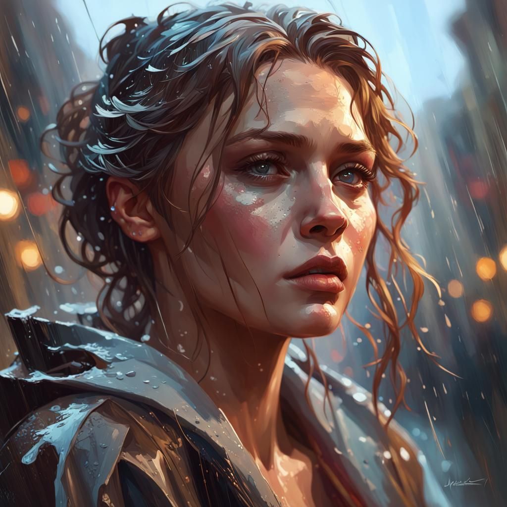 Follow the rain - AI Generated Artwork - NightCafe Creator