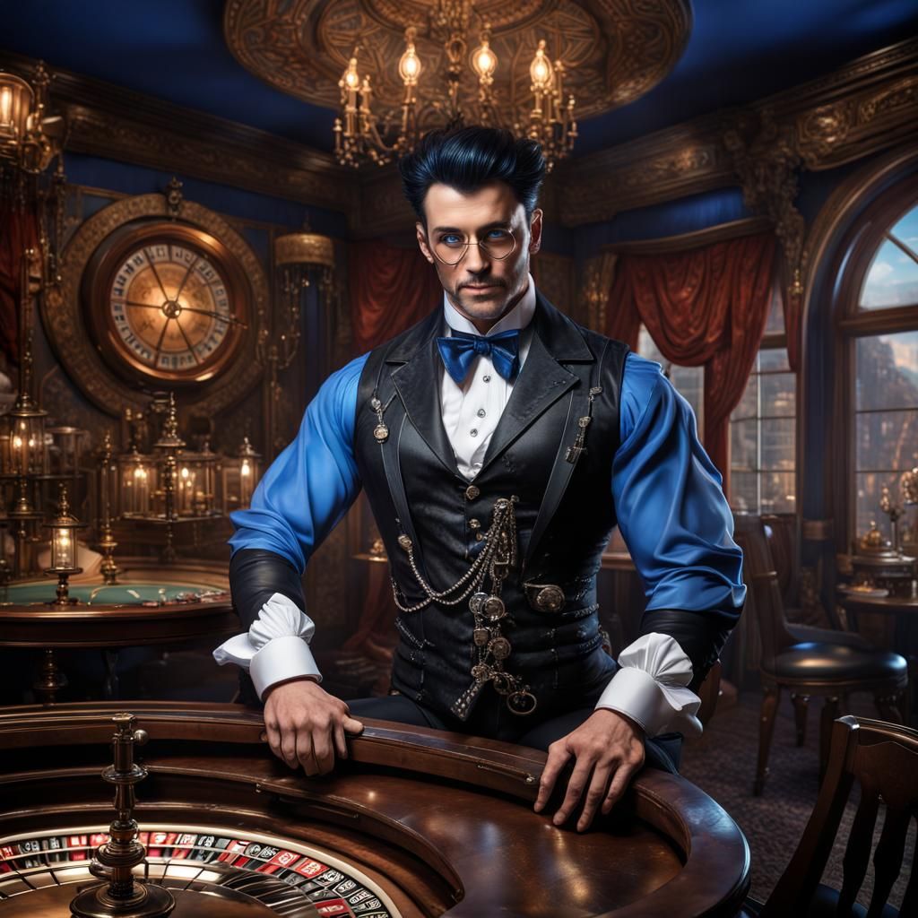 Steampunk Roulette - AI Generated Artwork - NightCafe Creator