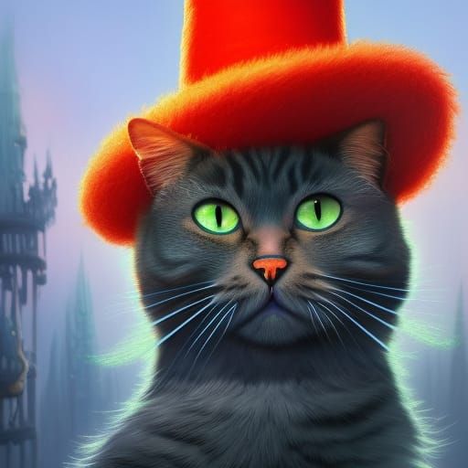 Cat in hat