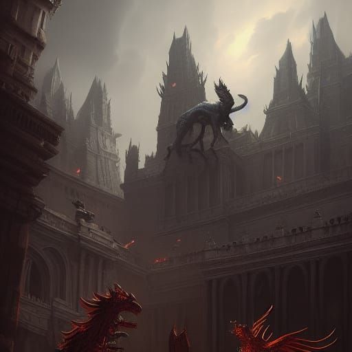 Gargoyles coming alive