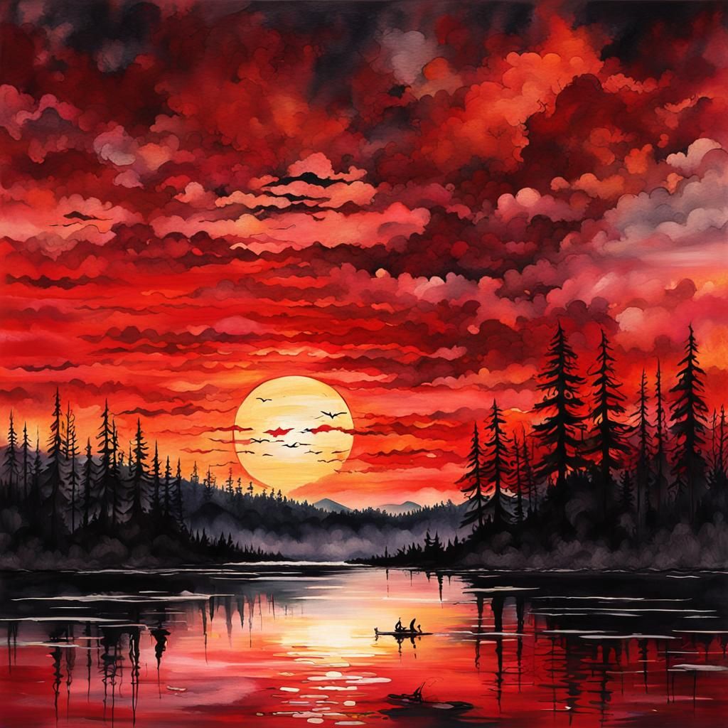 cinematic 16k resolution masterpiece illustration painting consisting of oil, watercolors and ink :: ...  by @Nednut4362