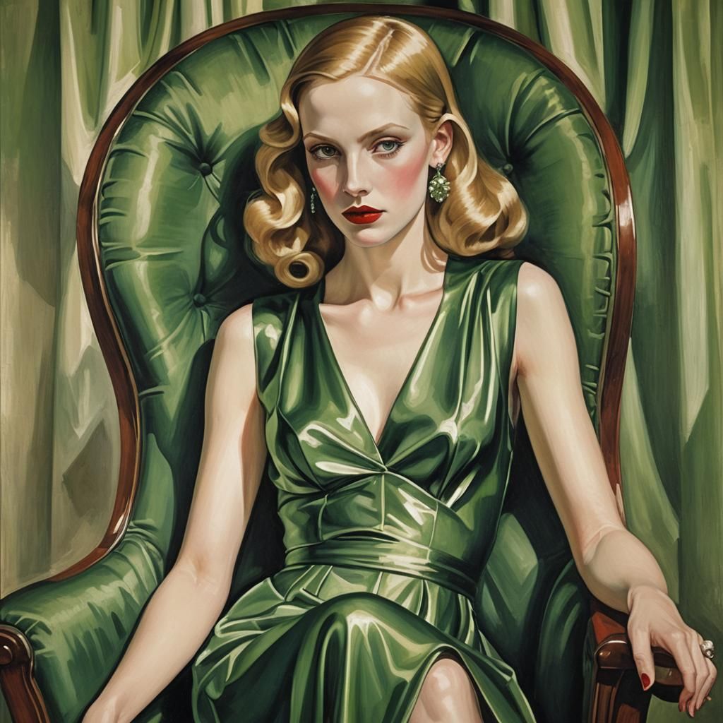 Portrait ____in green #1A