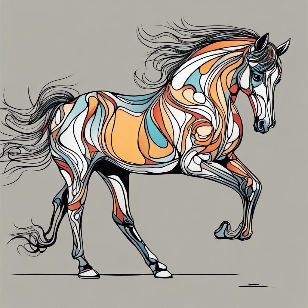 Line art AI Generated Artwork NightCafe Creator