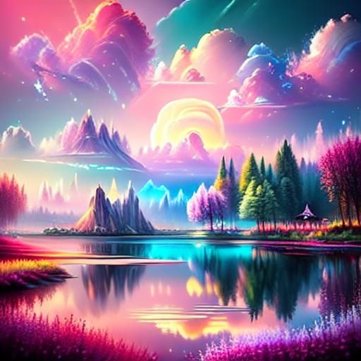 quand Lora nous fait voyager au travers d'un somptueux paysage tout en rose