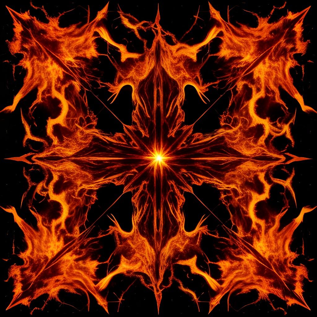 Dazzling Cosmic Volcano Erupts in a Blazing Fiery Inferno