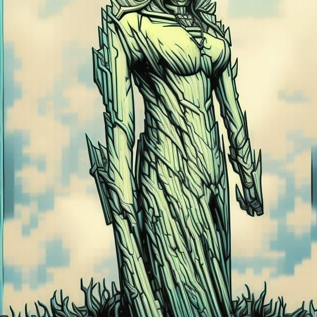 Comic style villain
