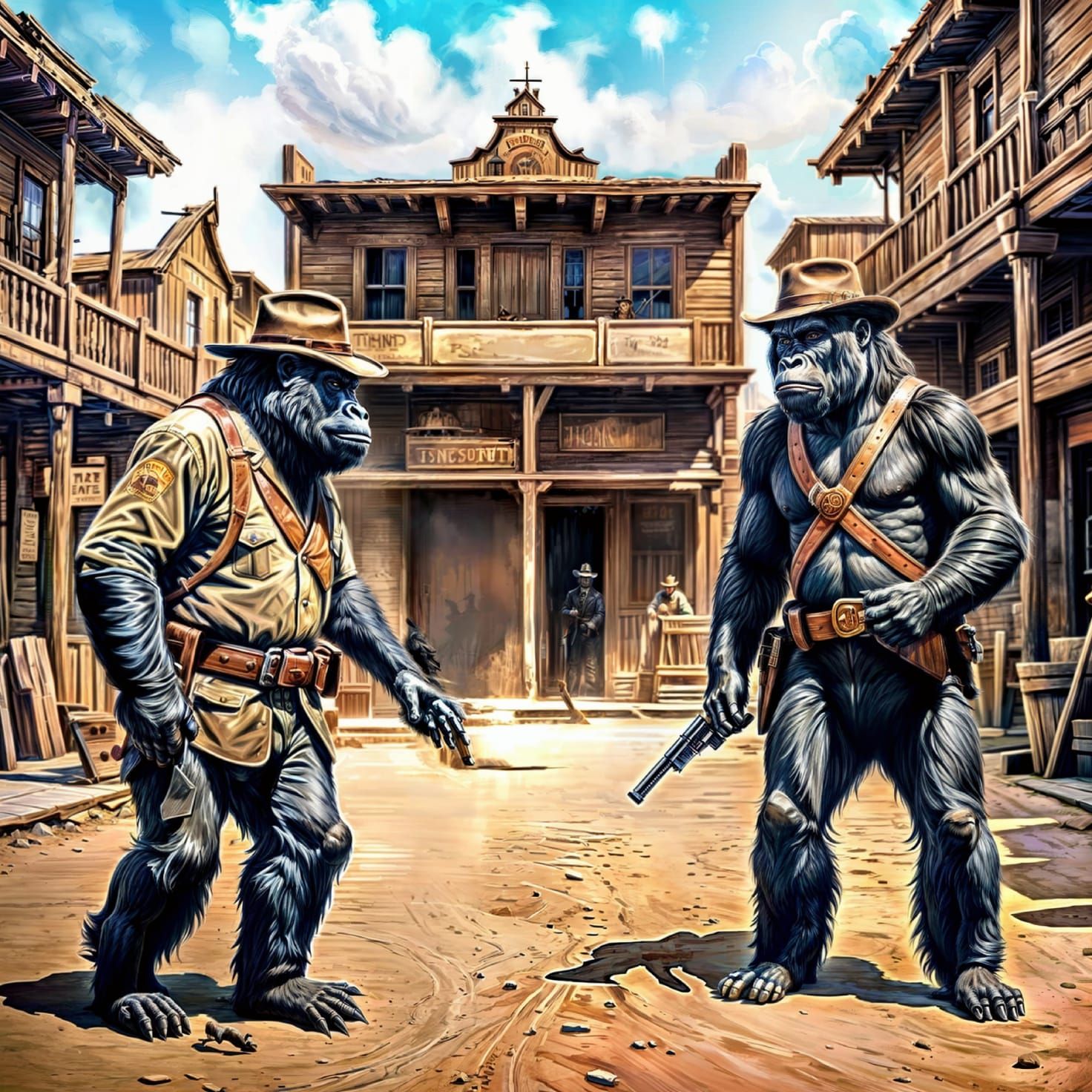 A Wild Kingdom Showdown in the Wild West