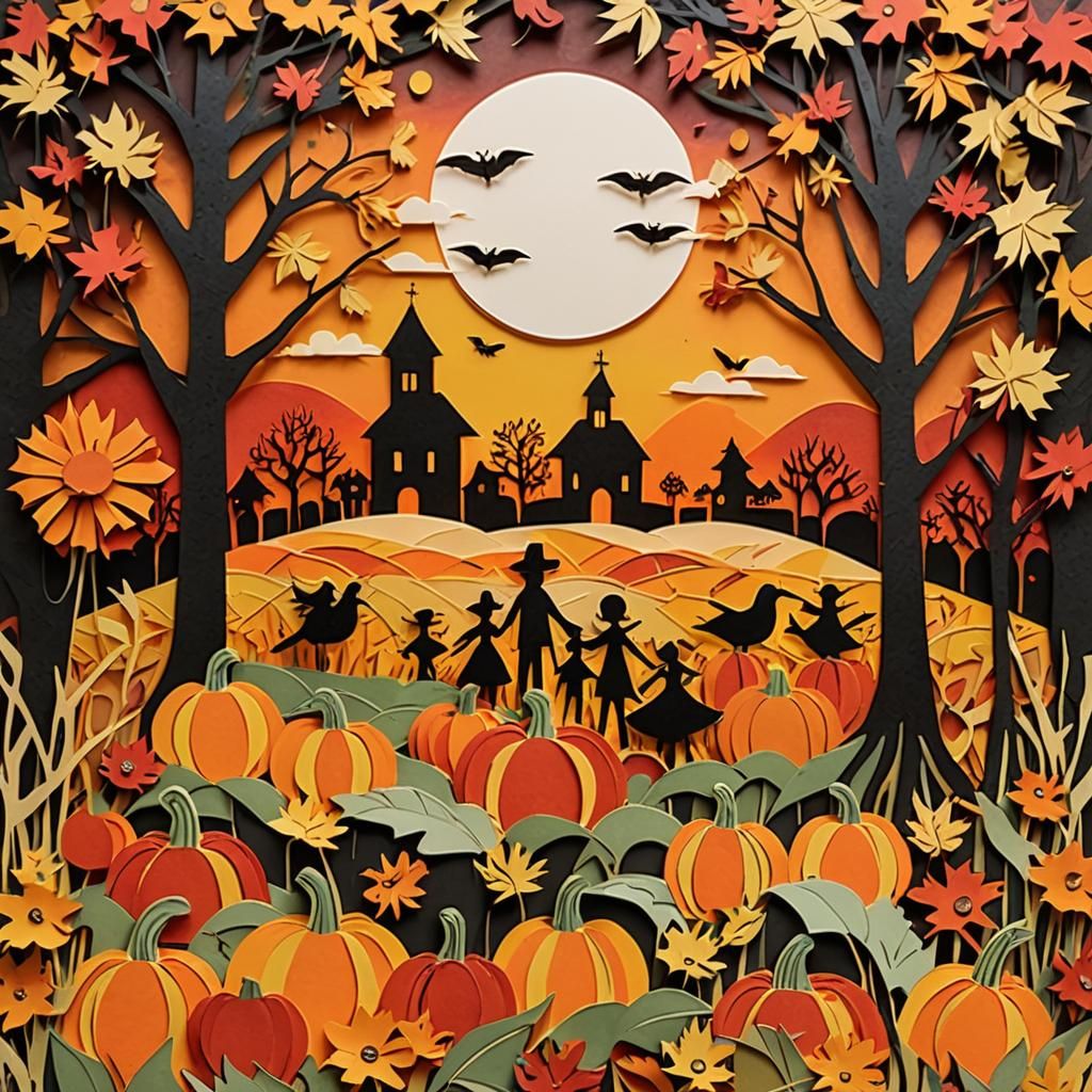 Pumpkin Patch Afternoon  by @RV Art Creations