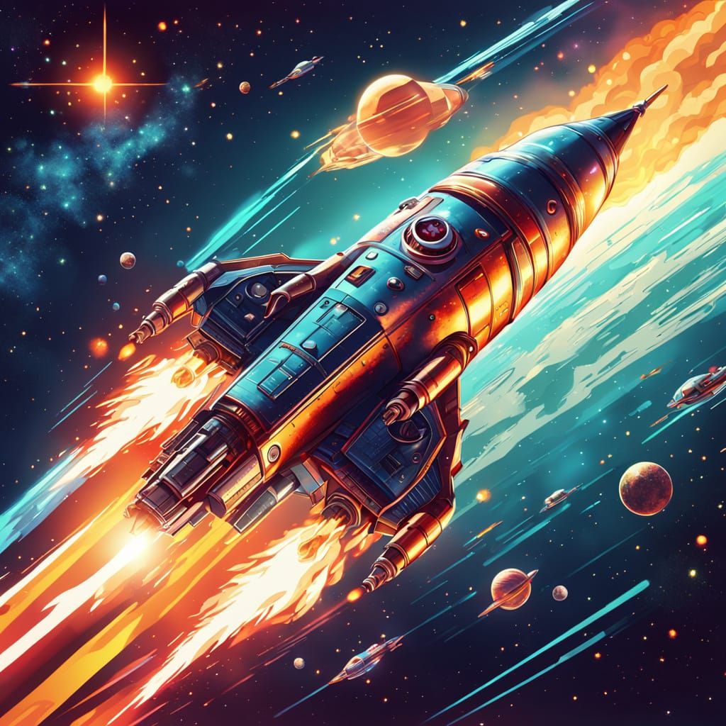 Blast Off  by @Odinson616