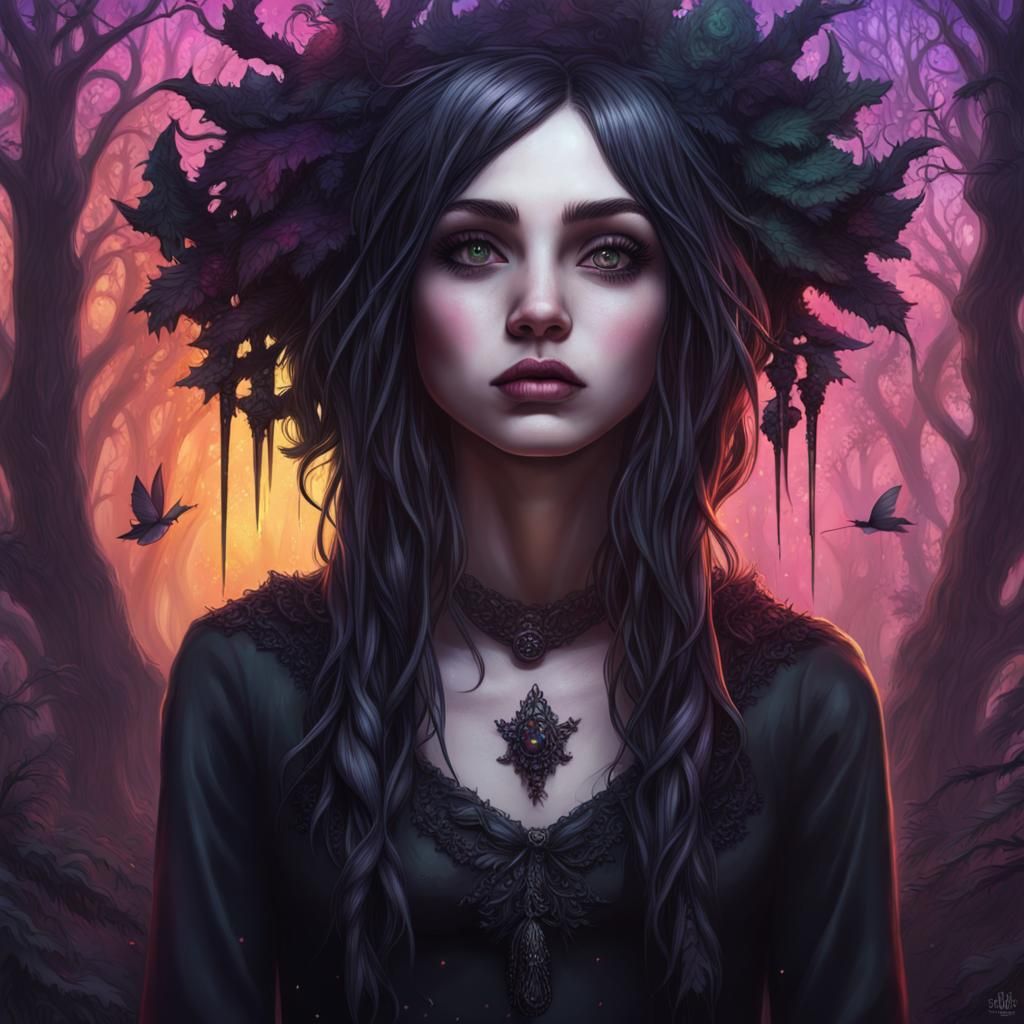 goth girl and the enchanted forest