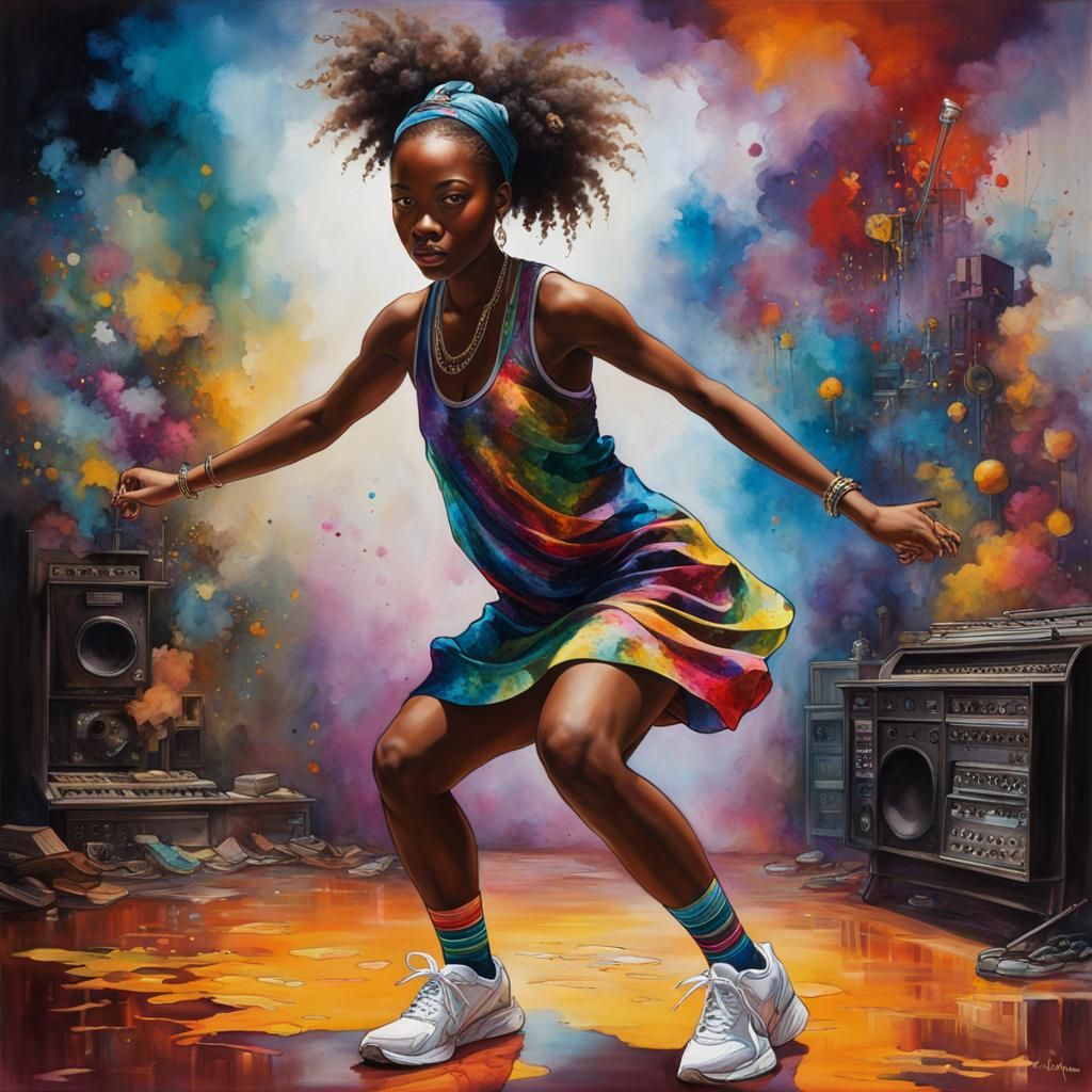 Hip Hop Dance in the studio  by @Gaby