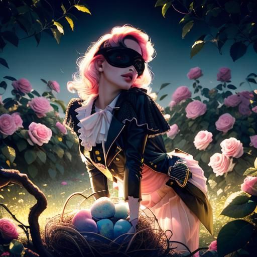 Eggciting' heist! AI Generated Artwork NightCafe Creator