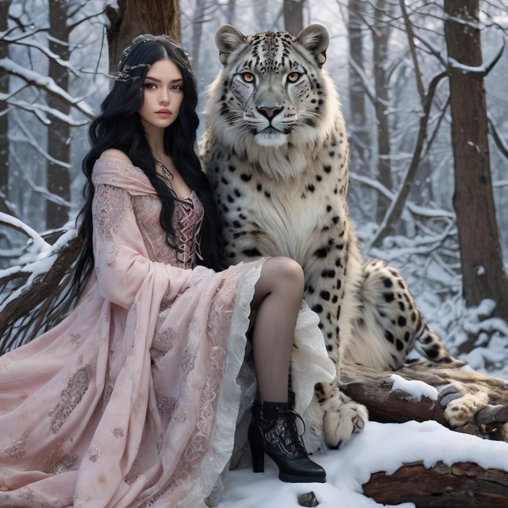 My pet snow tiger