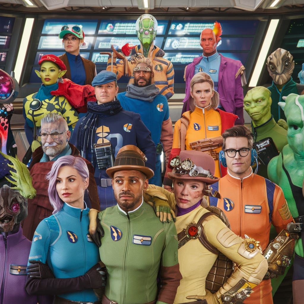 Bridge Crew Of UPA Griviou