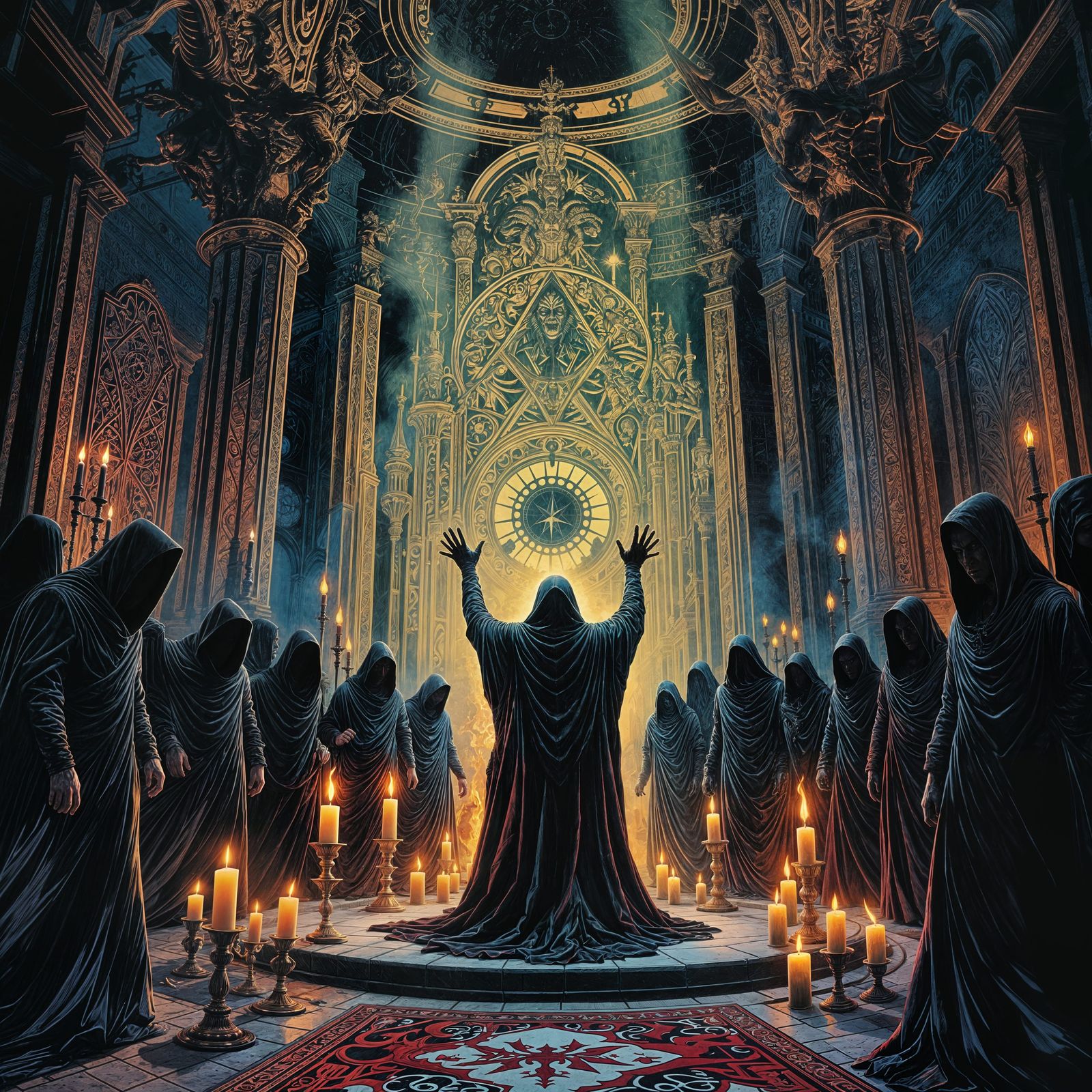 A satanic ritual