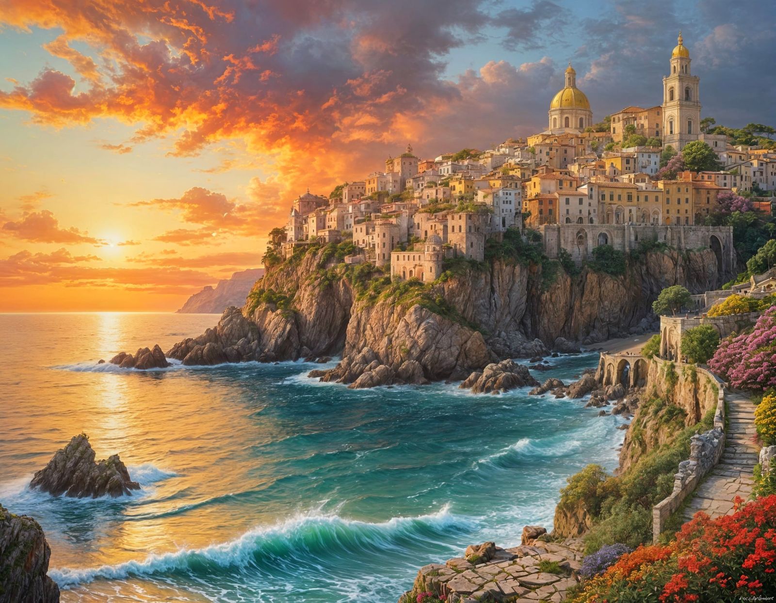 Rocky coast of Sicily