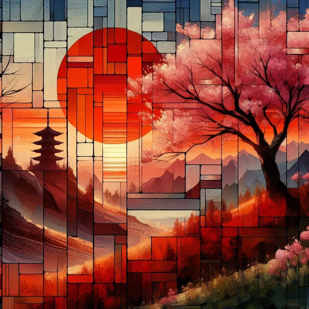 Sakura sunset