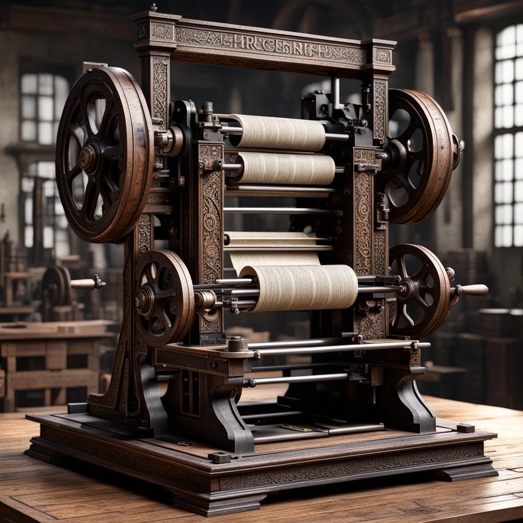 Printing Press  by @PenumbraSky