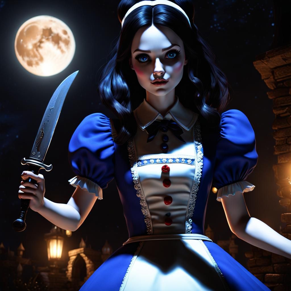 Dark Alice in Wonderland   by @Bunny77