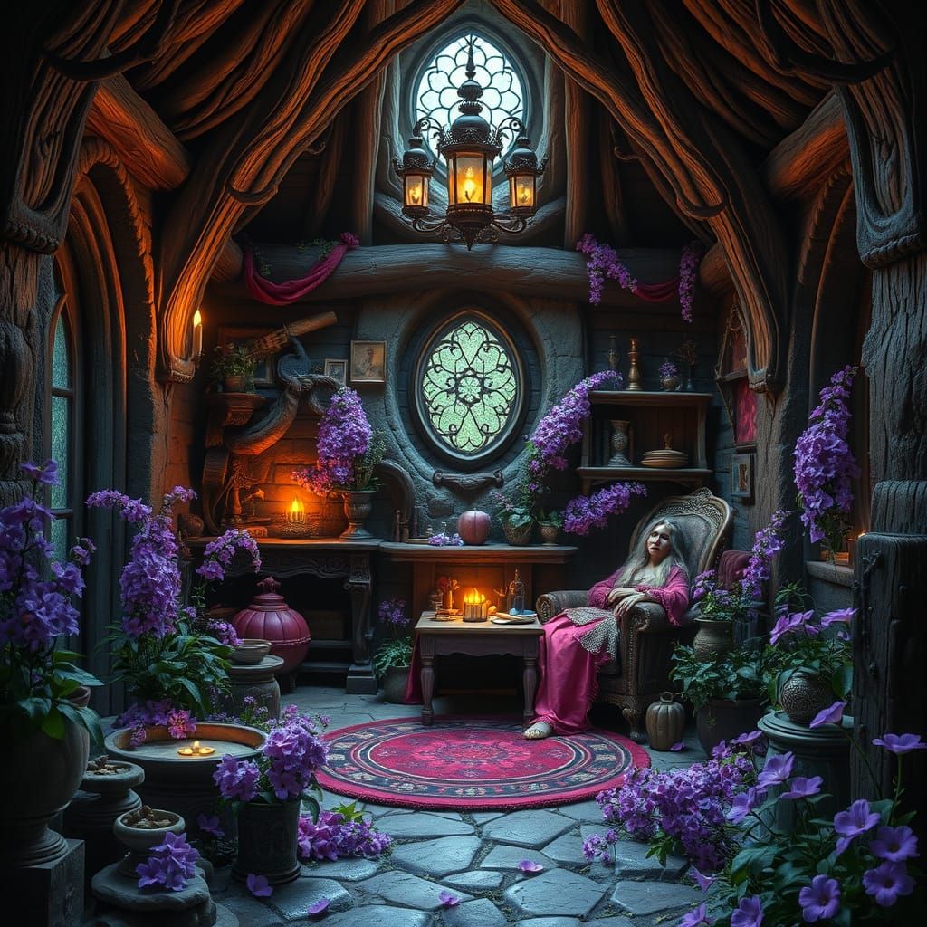 Purple witch  by @varieteestmorte