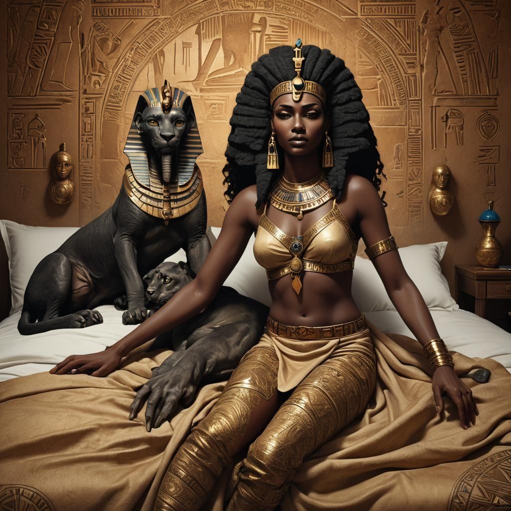 Onyx Sphinx: African Pharaoh in Egypt