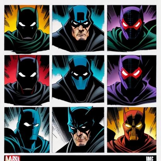 Doctor Octopus in Dark Alleyway, Comic Book Art