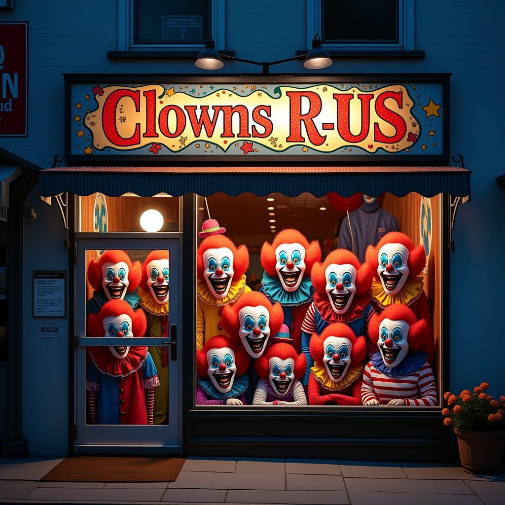 Every Town needs a Clown Store