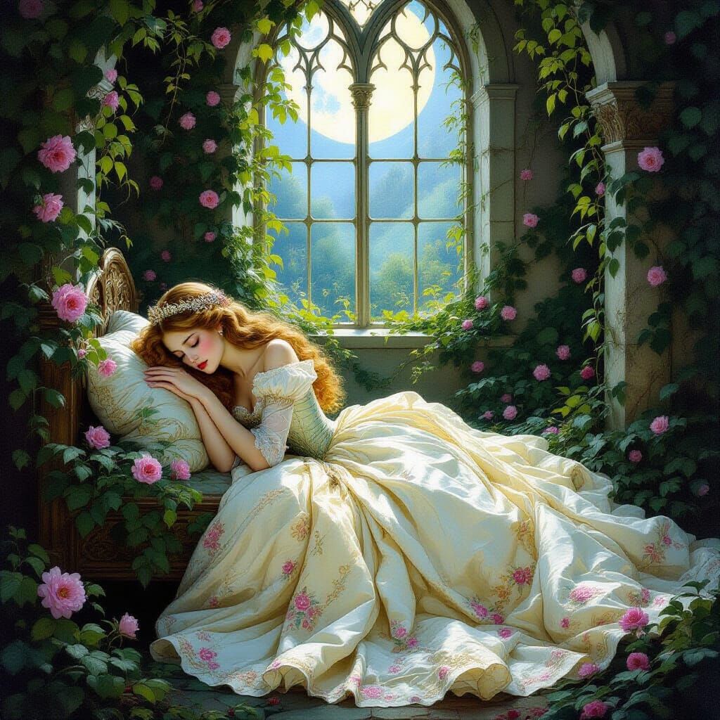 Sleeping beauty   by @Touya Todoroki 