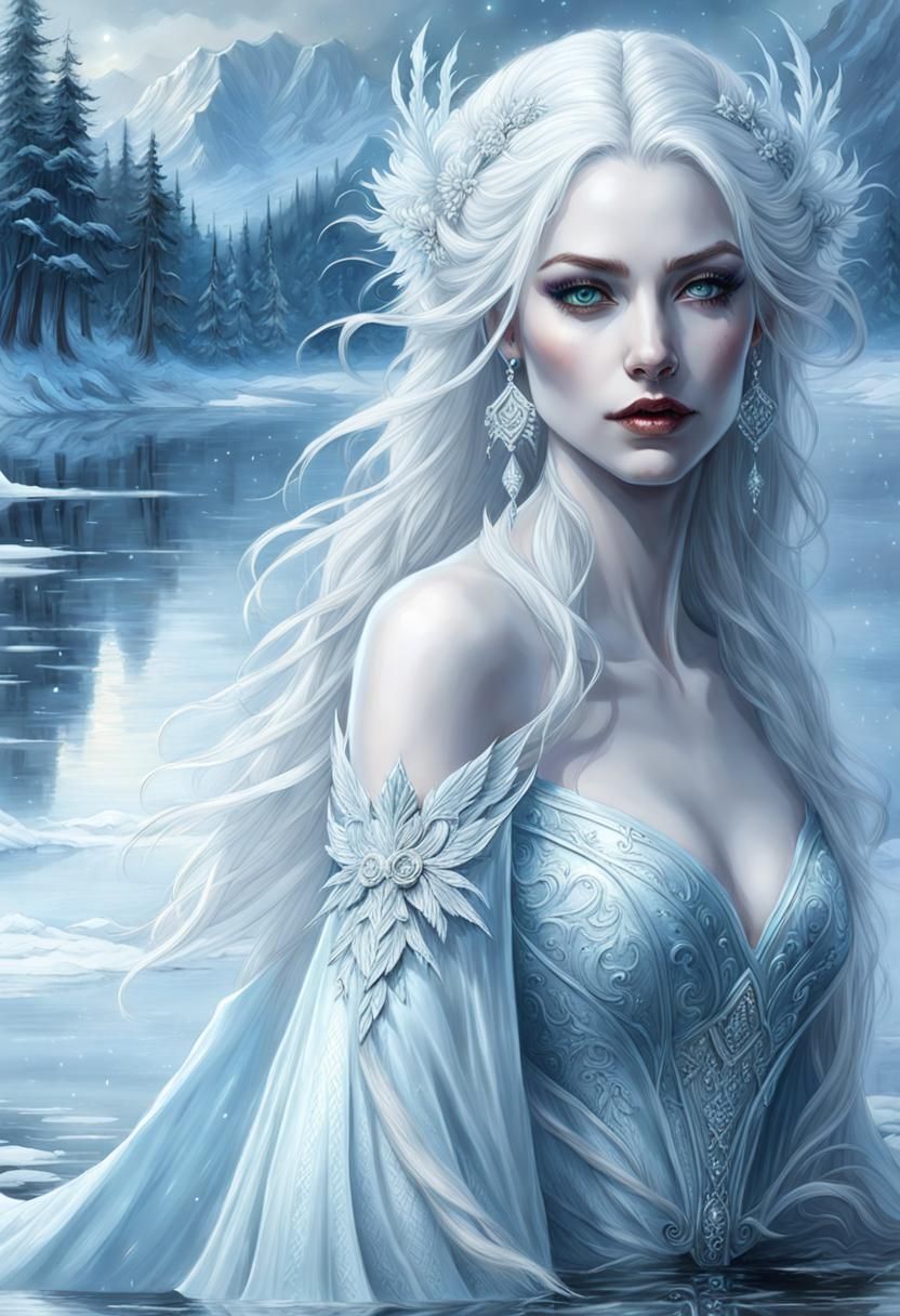 IceQueen - AI Generated Artwork - NightCafe Creator