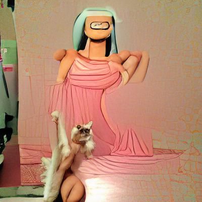 Linda Belcher posed like Aphrodite
