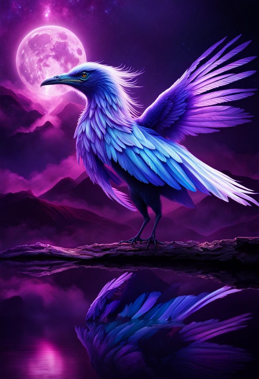 Lucid Dream Crow Ai Generated Artwork Nightcafe Creator