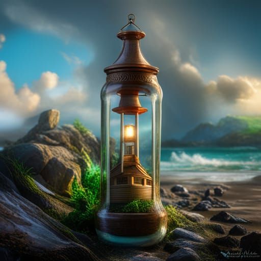 Lighthouse In A Bottle