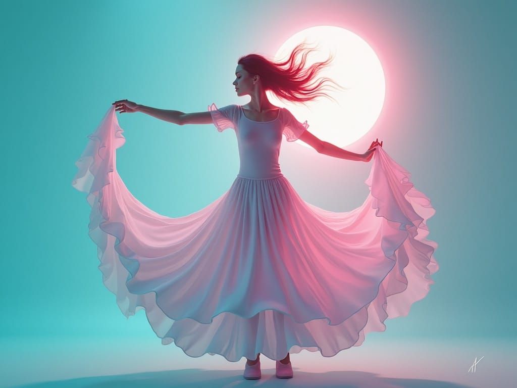 Watercolour painting. 