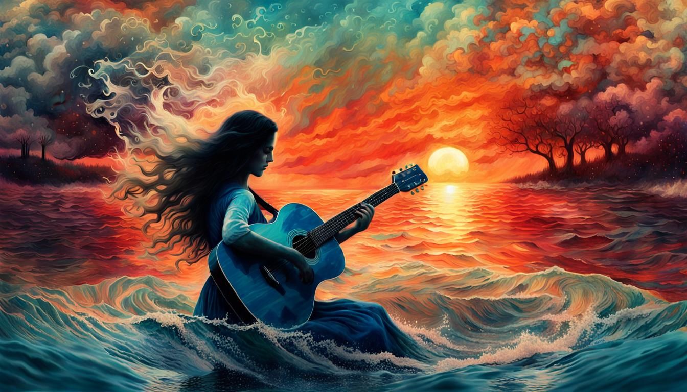 while my guitar gently weaps  by @blenta