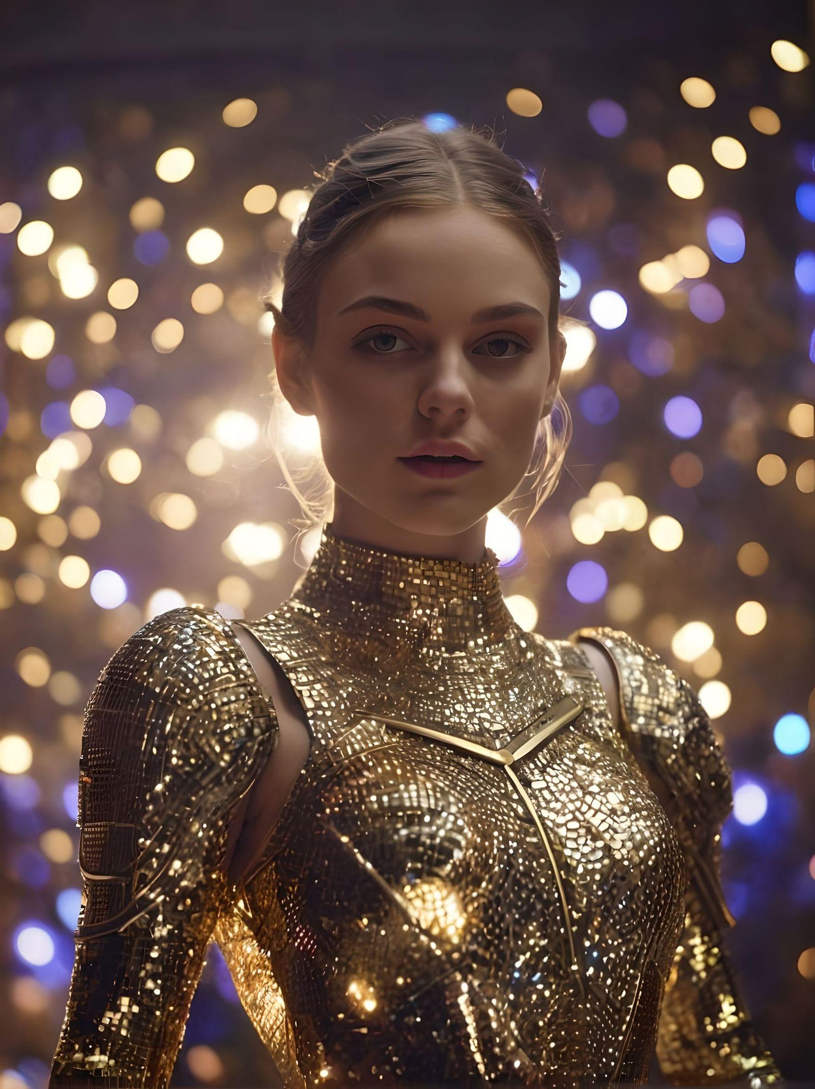 BEAUTIFUL MINI ARMOR DRESS.