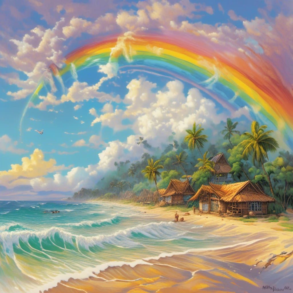 paysage de plage  by @Piboulou 