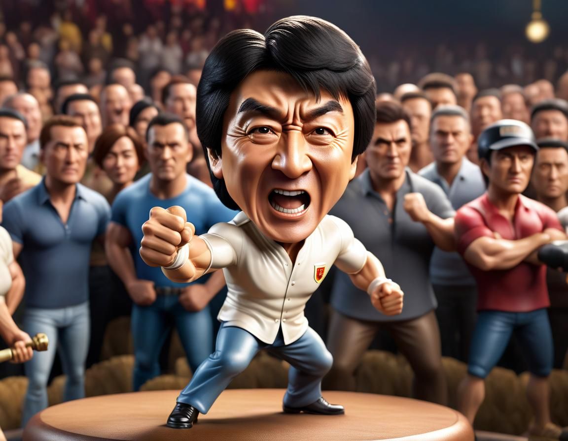 Jackie Chan Bobble  by @Venus 