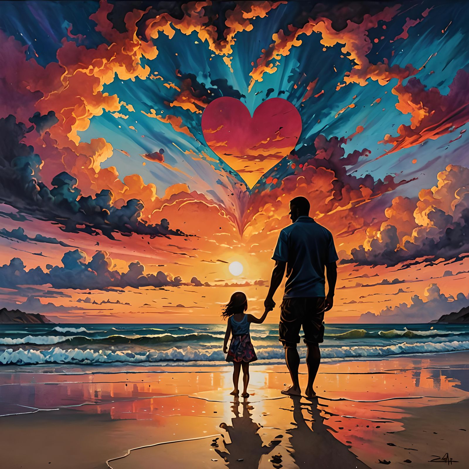 The beauty of a sunset is a reminder that even endings can hold a breathtaking grace  by @Artificial Artistry