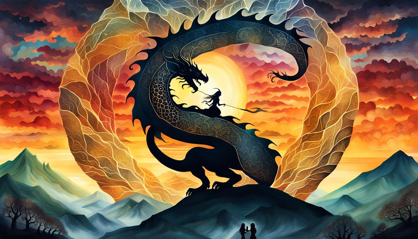 This stunning 8K digital artwork by Amanda Clark and Olga Kv...