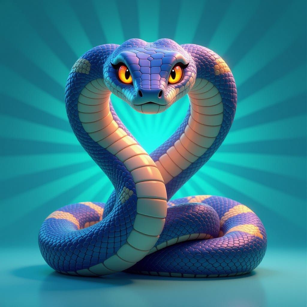 Female indian rock Python hypnotized 