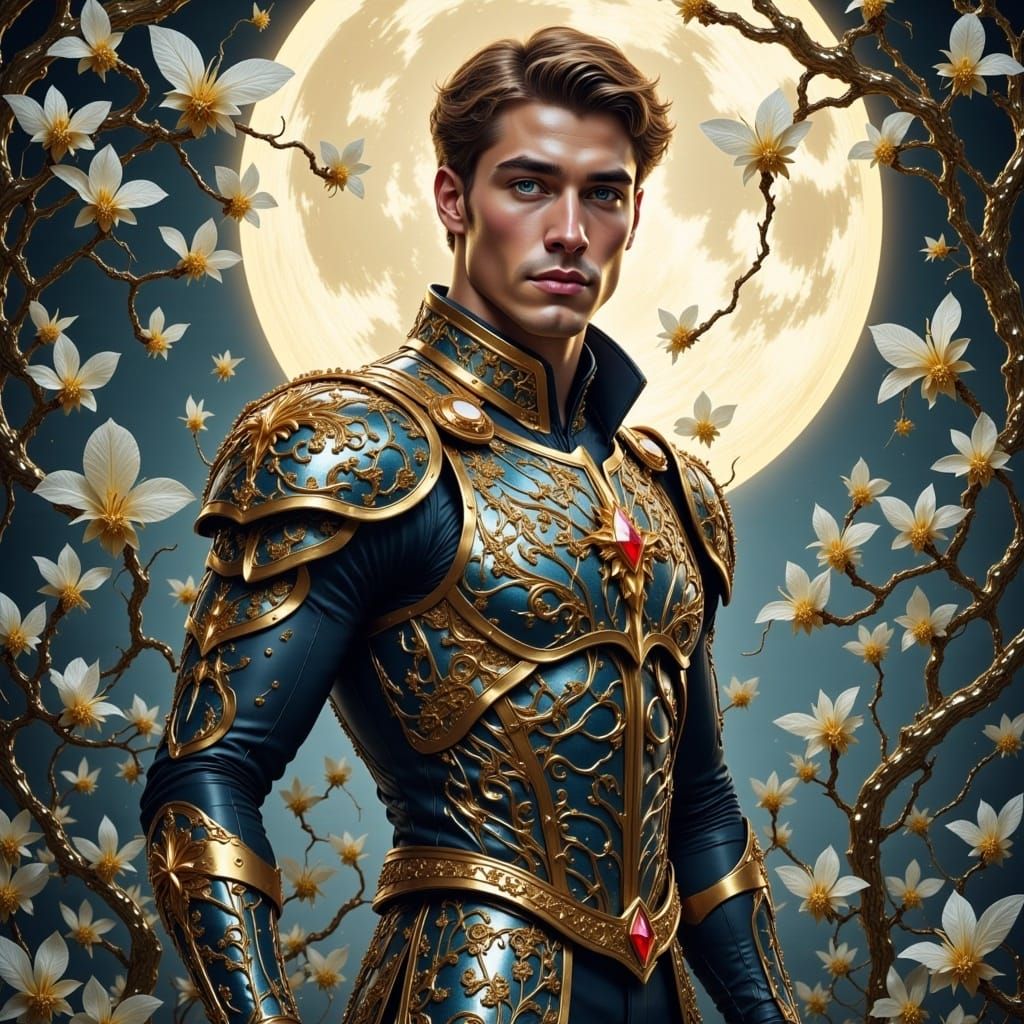 Prince charming <lora:Valiant:1.0> 